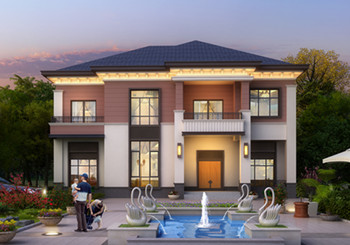 編號(hào):FX0018-新中式風(fēng)格別墅